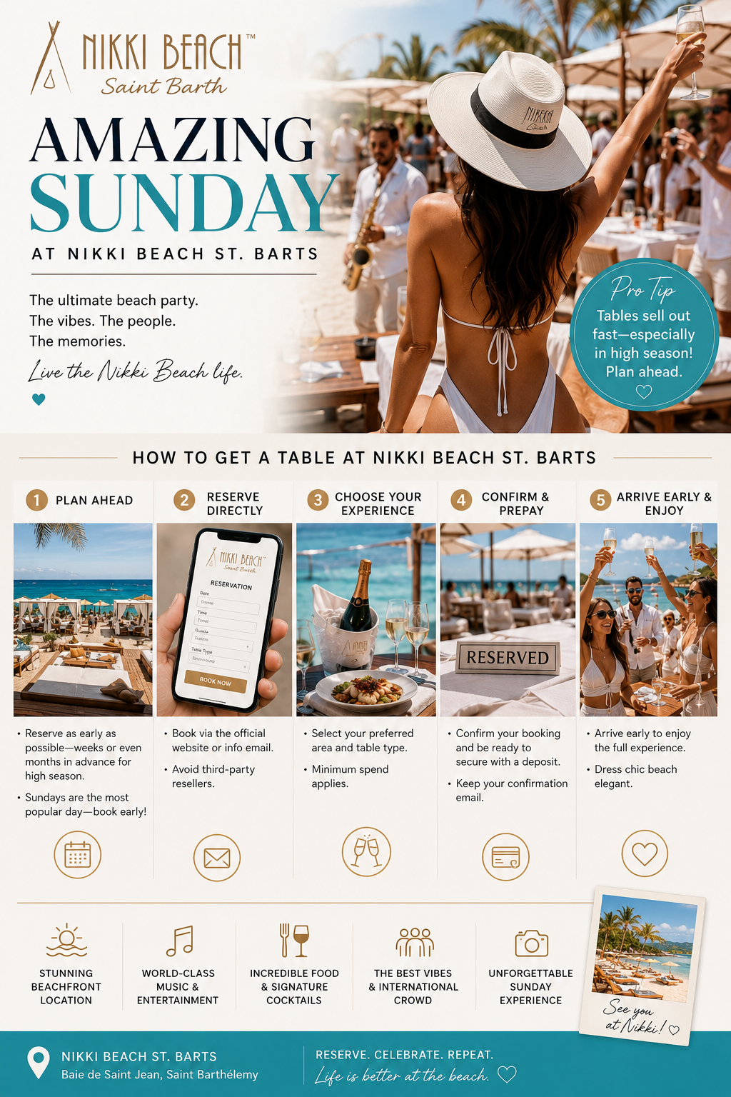 Nikki Beach St Barts Amazing Sunday: How to Get a Table Nikki Beach St Barts Amazing Sunday: How to Get a Table